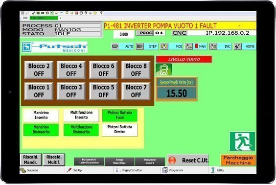 settaggio e attivazione macchina software